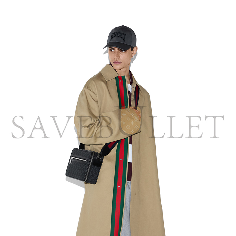 G*u*i gg black medium crossbody bag 822072 (26.5*17.5*8cm)